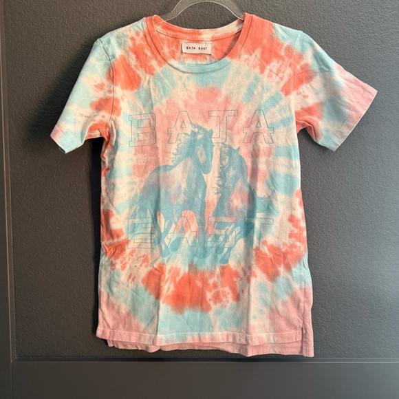 Baja East Tops - BAJA EAST • wild horses graphic tee - 0 small